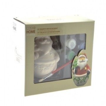 127117 kerstman spaarpot schilderset