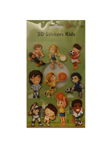 3d stickers sport