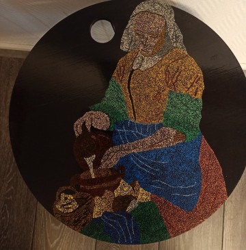 Bijzettafel melkmeisje