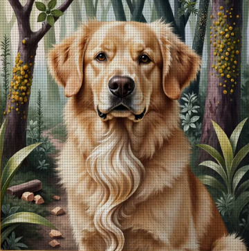Borduren golden bomen