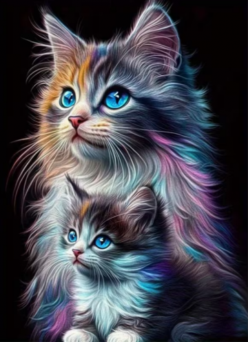 Diamond painting poes