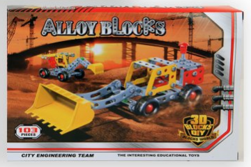 Metalen bulldozer