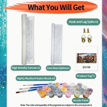 Schilderen op nummer bosbeek1