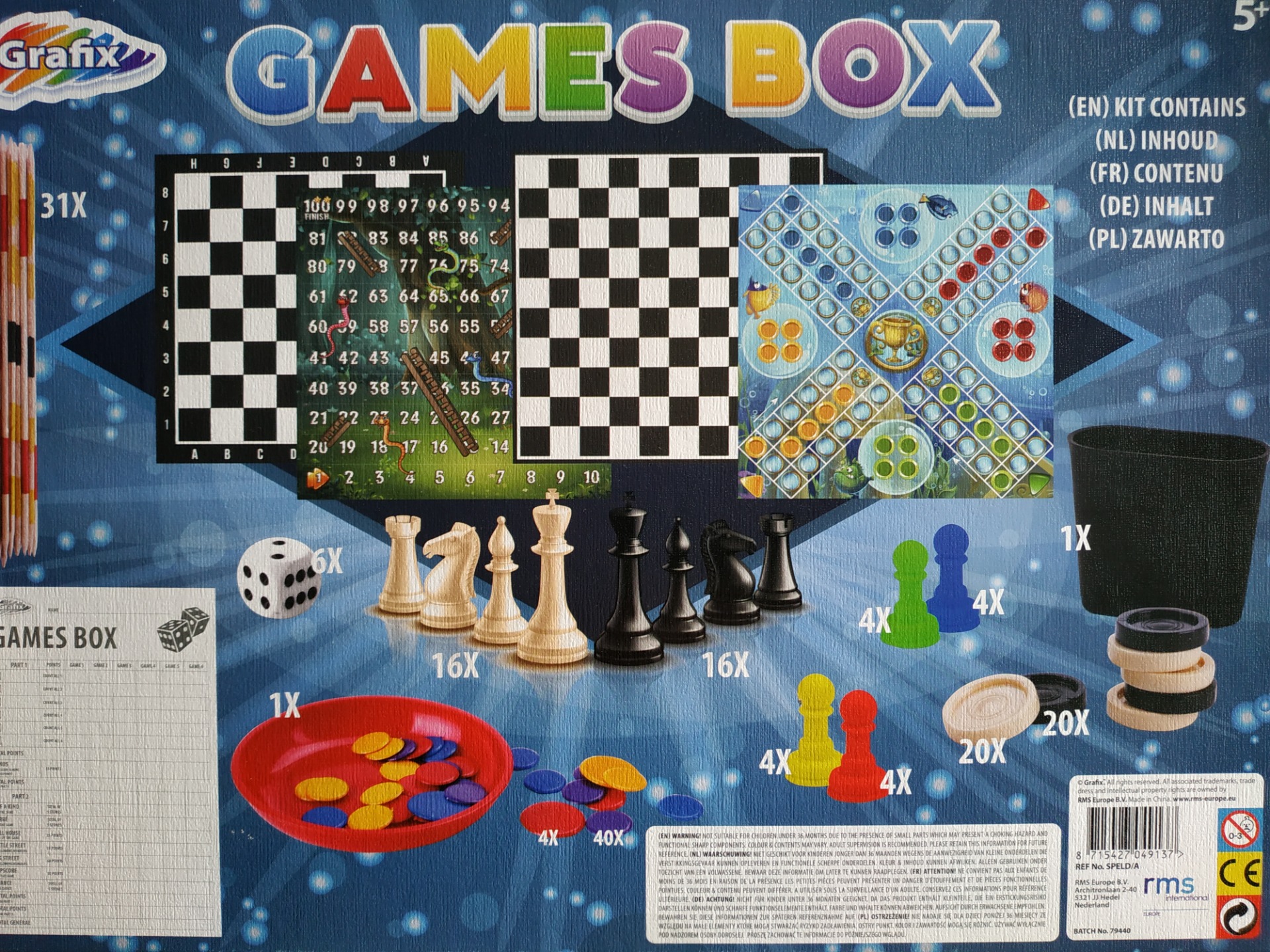 Game box 100 spellen Speelgoed Hamico