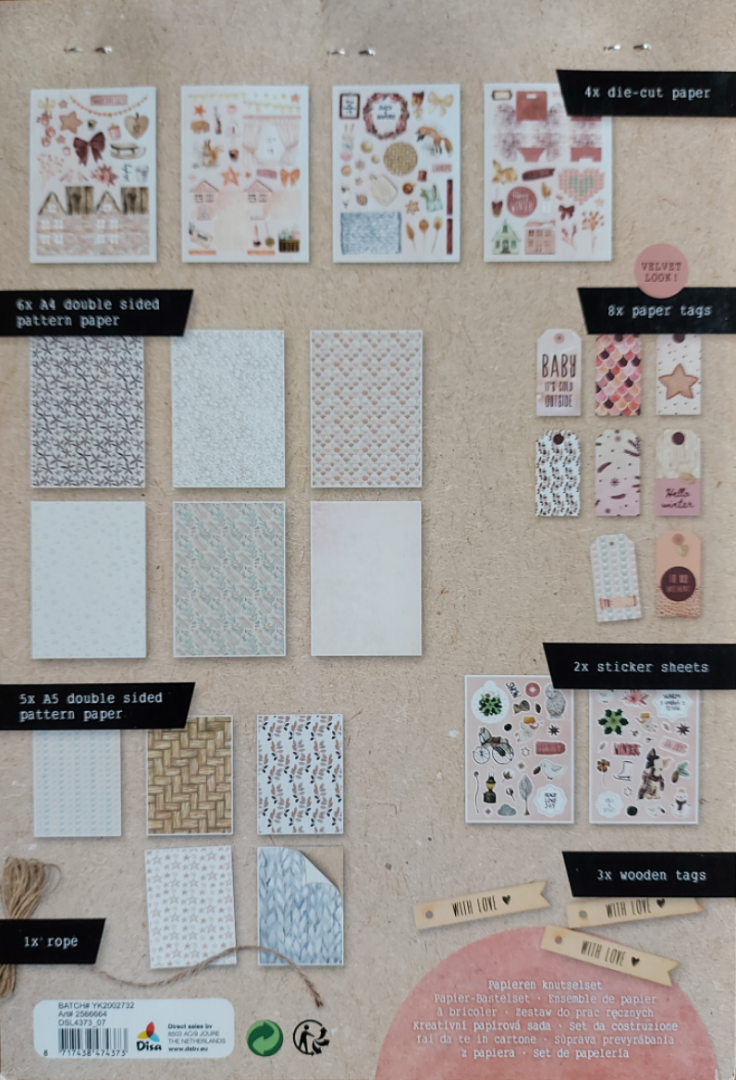 Paper craft set Stansblokken Hamico